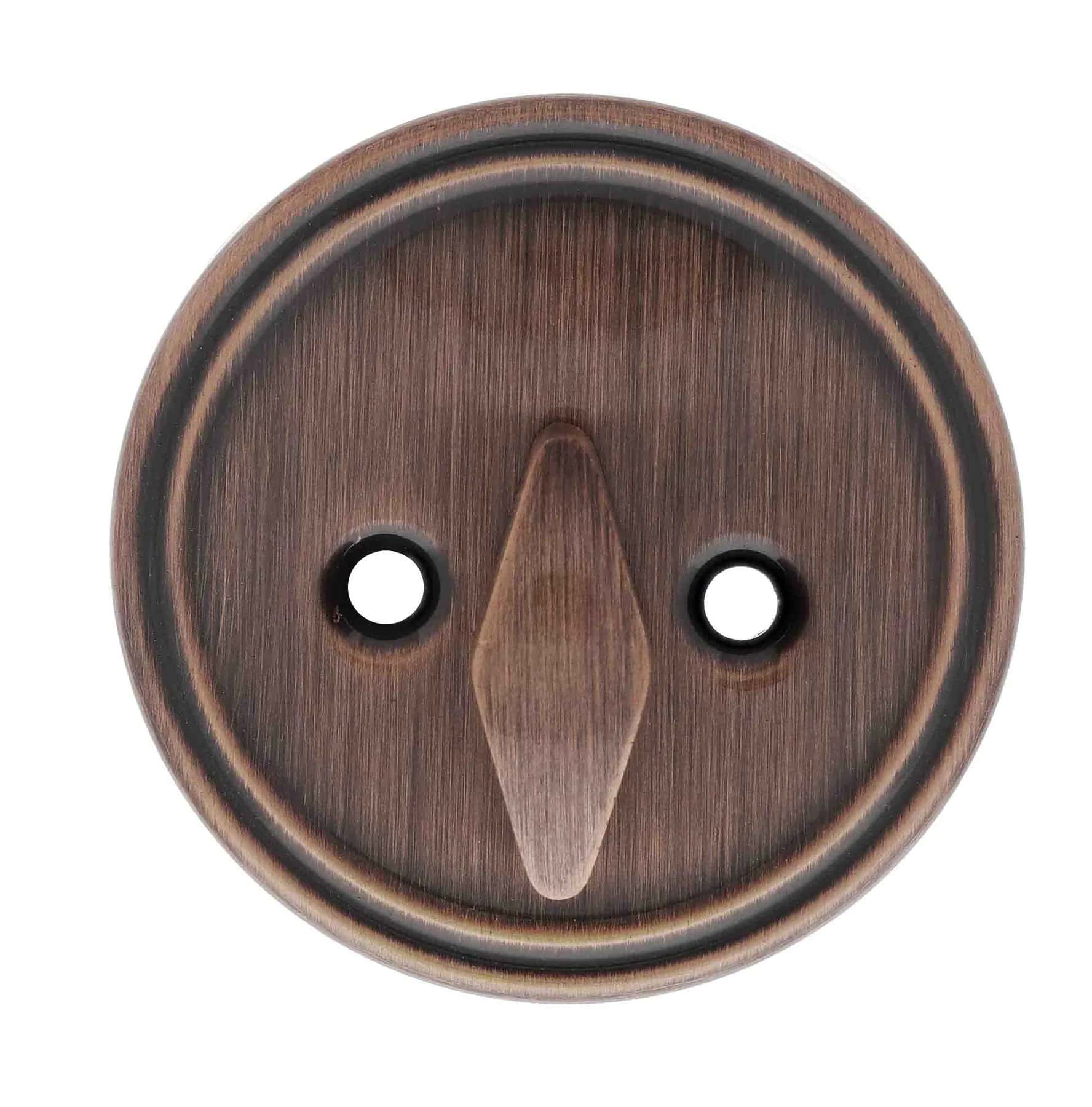 Bronze single cylinder deadbolt hardware