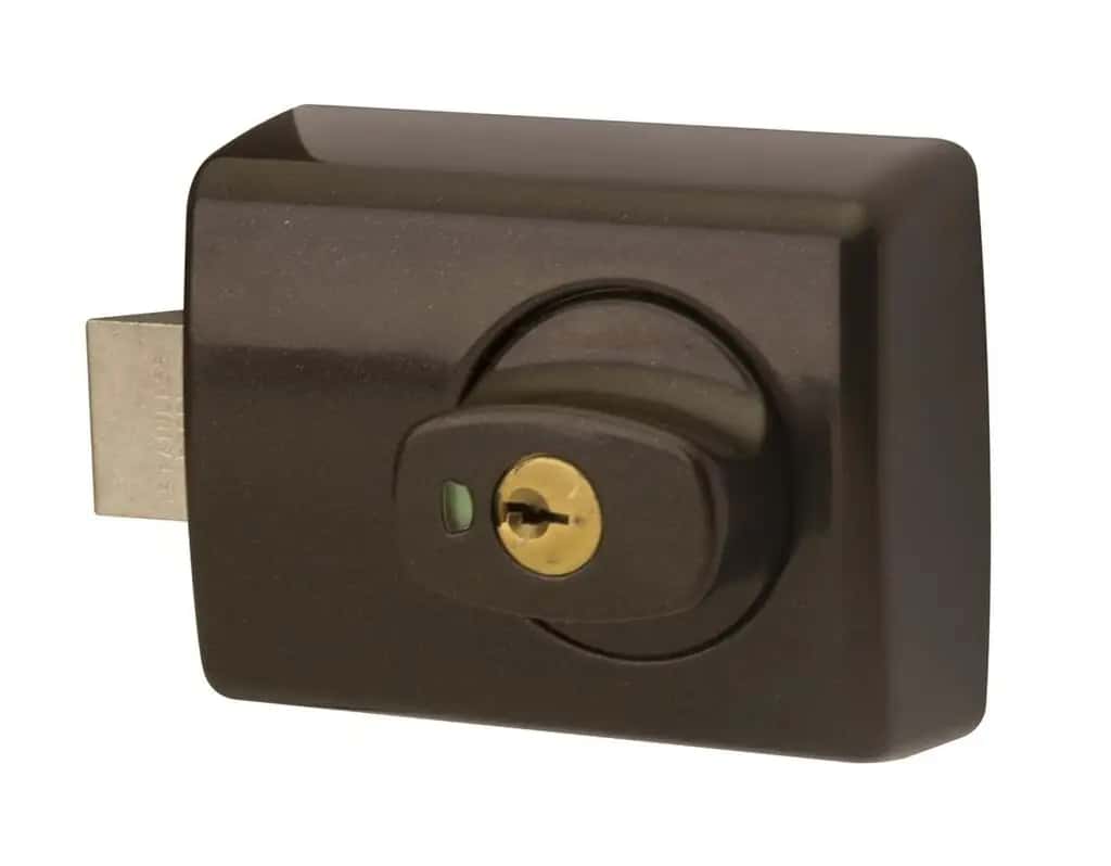 Brown deadlatch hardware