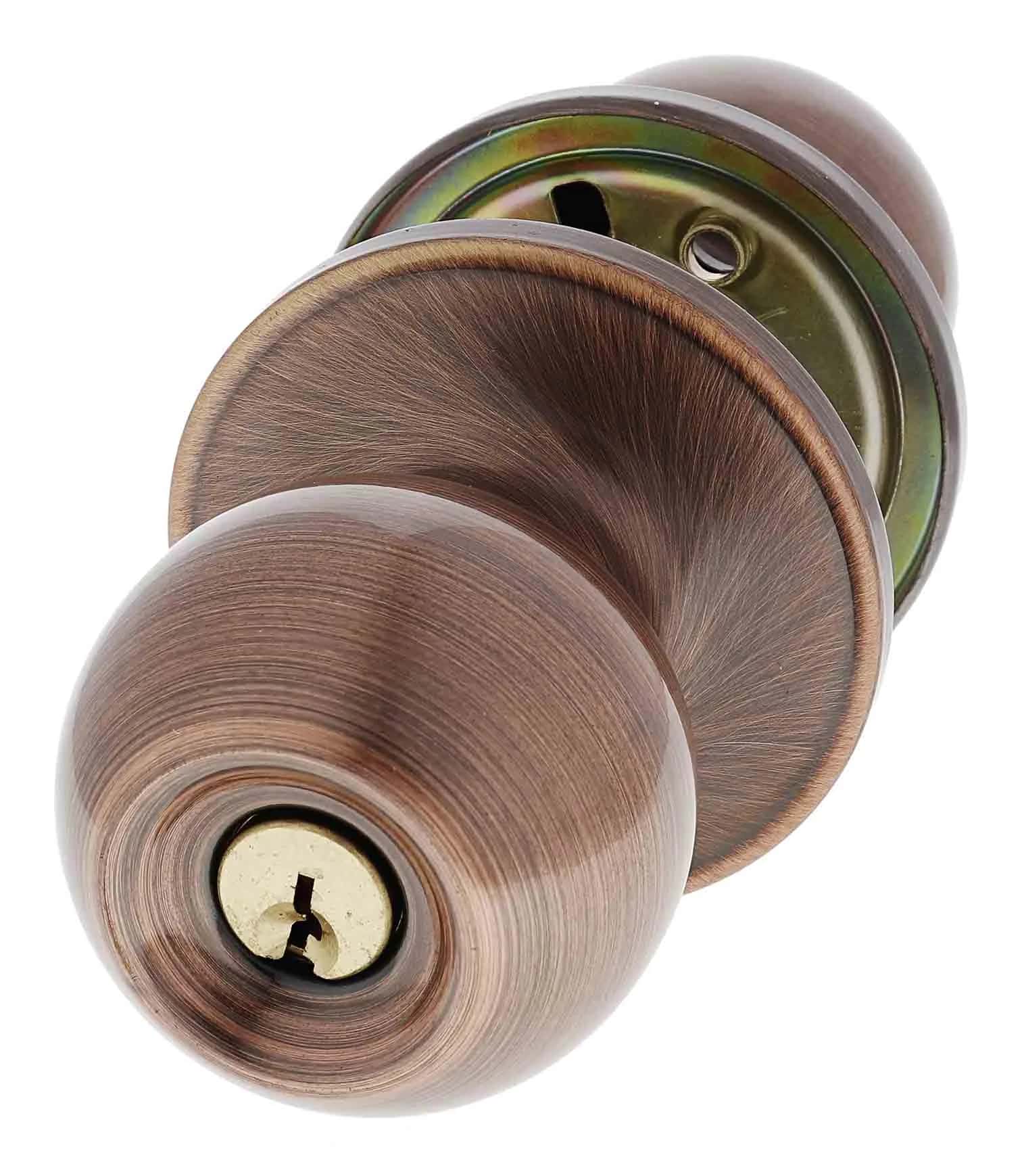 Antique bronze entrance doorknob hardware