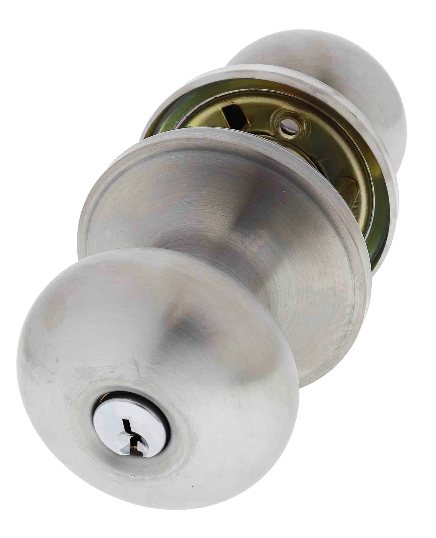 Satin steel SS5000 entrance doorknob hardware