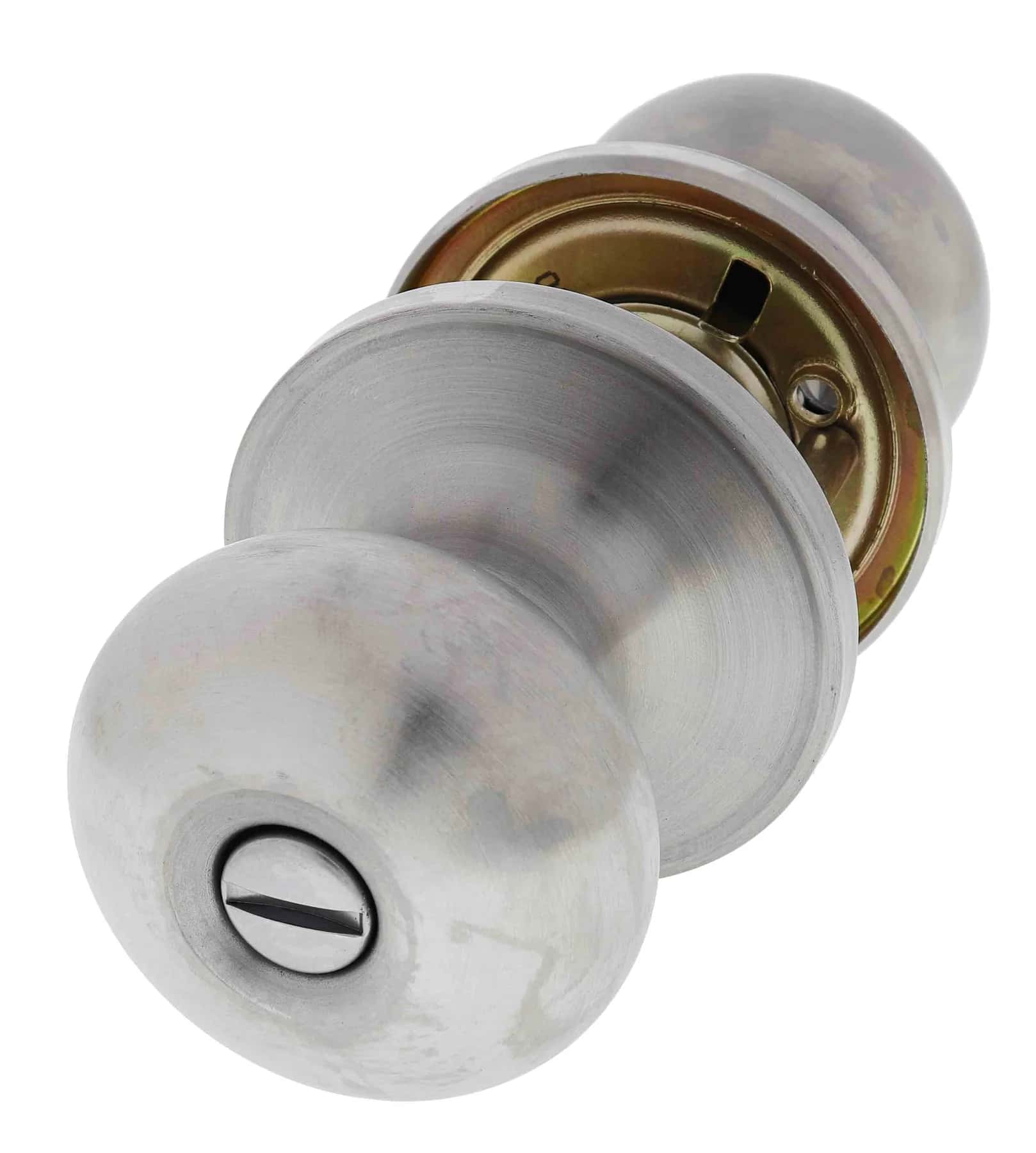 Satin steel SS5000 privacy doorknob hardware