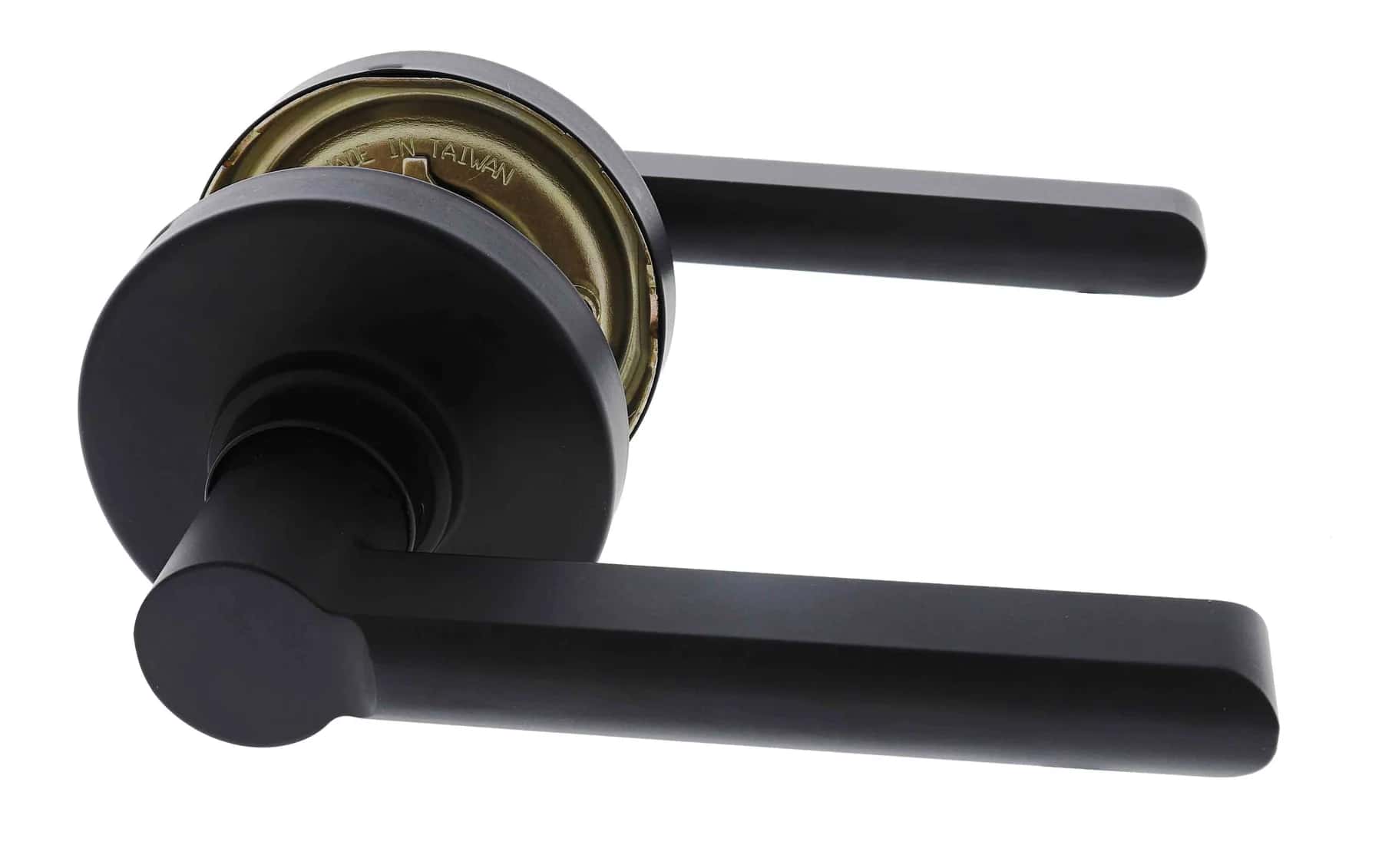 Matte black SL6982 passage lever hardware