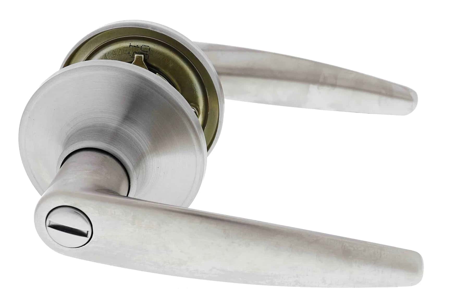 Satin stainless steel SL7000 privacy lever hardware