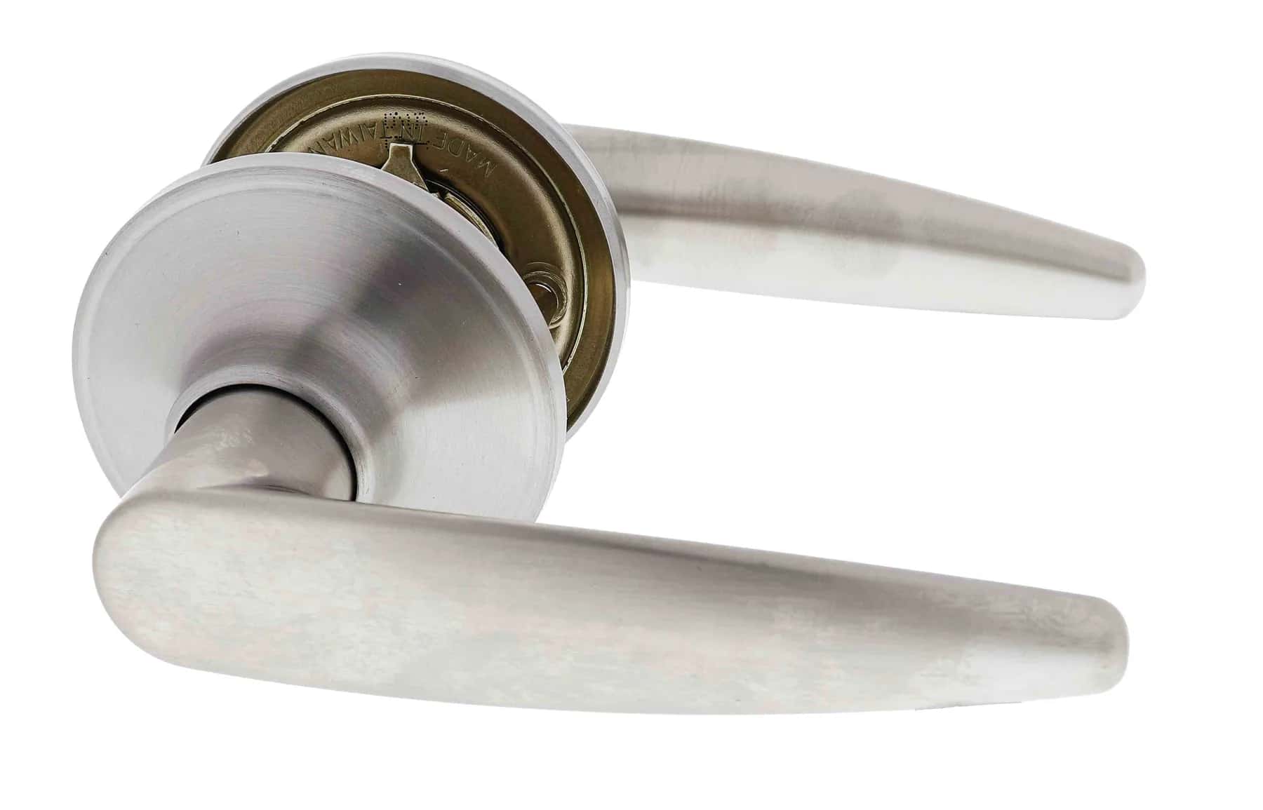 Satin stainless steel SL7000 passage lever hardware