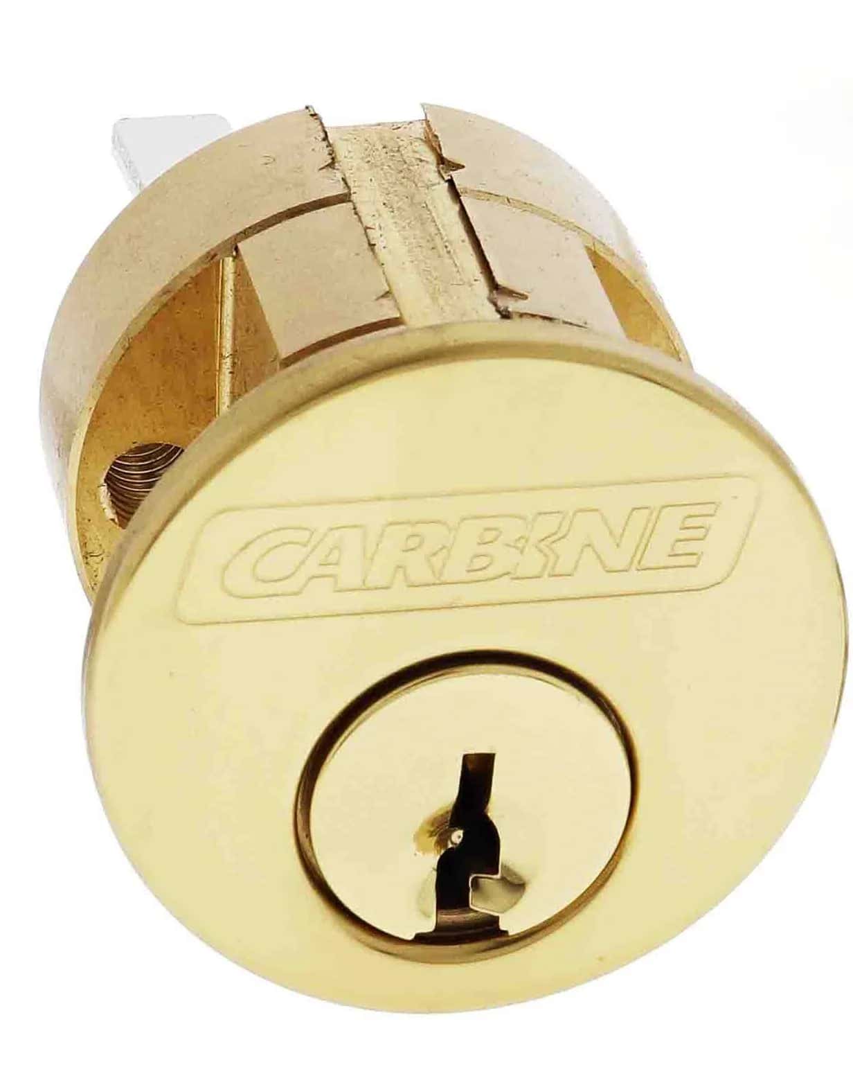 Brass rim cylinder lock hardware