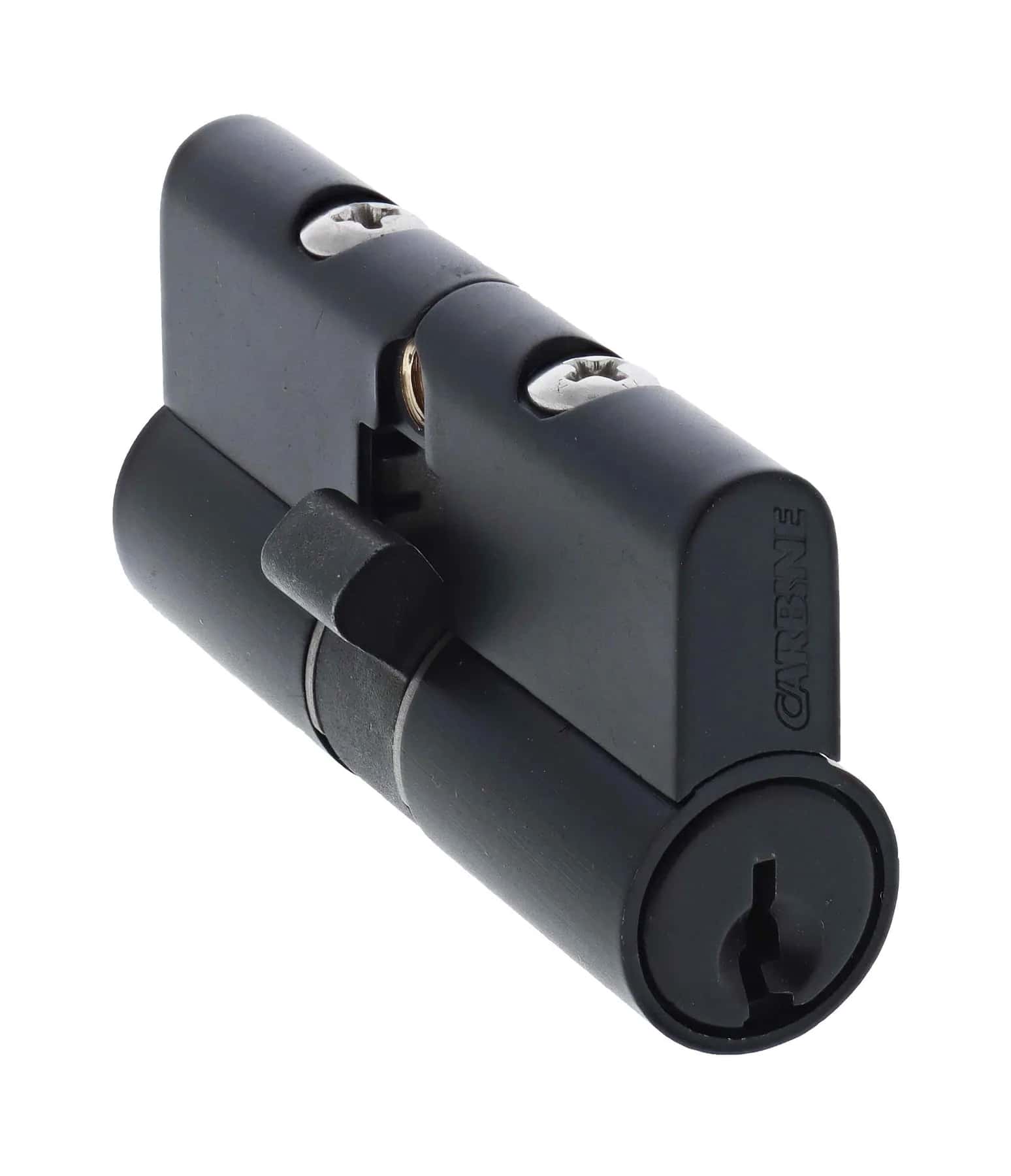 Black screen door cylinder hardware