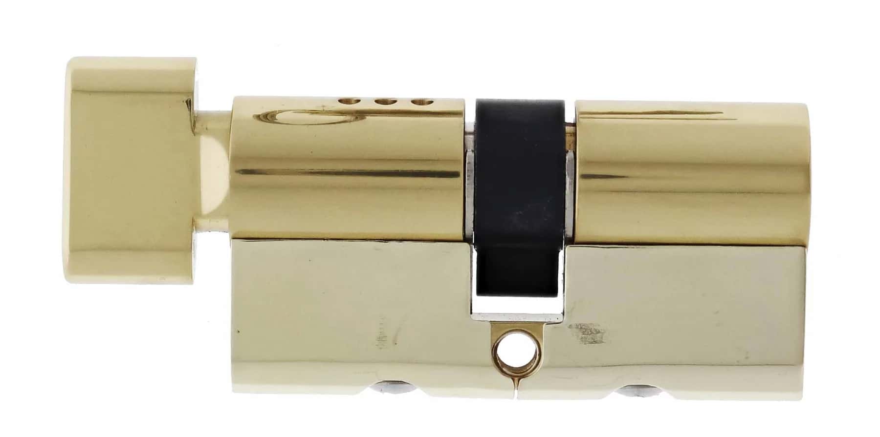 Brass screen door cylinder snib hardware