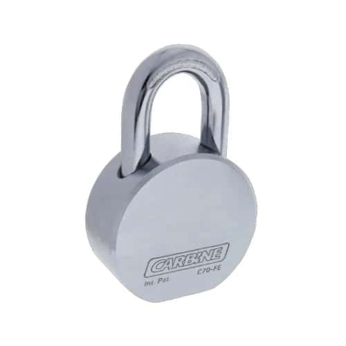 Round padlock hardware
