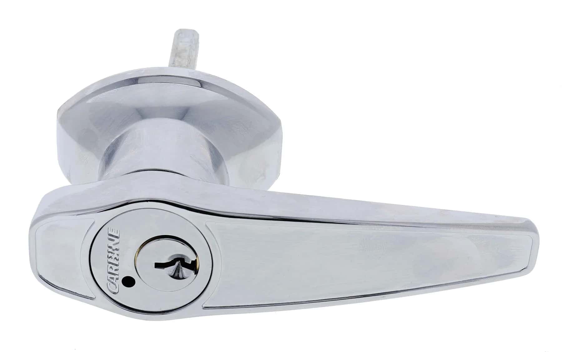 Shed short-handle lock hardware