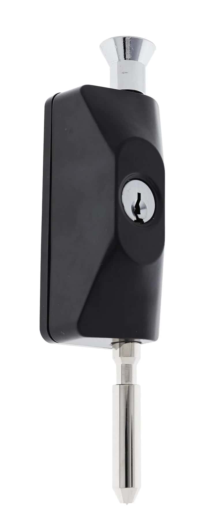 Black heavy-duty patio bolt hardware