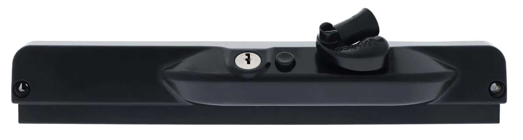 Black window chain lock hardware
