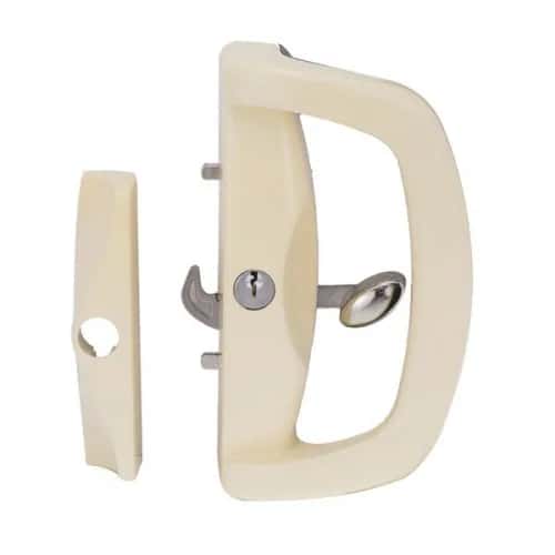 Primrose sliding door lock hardware