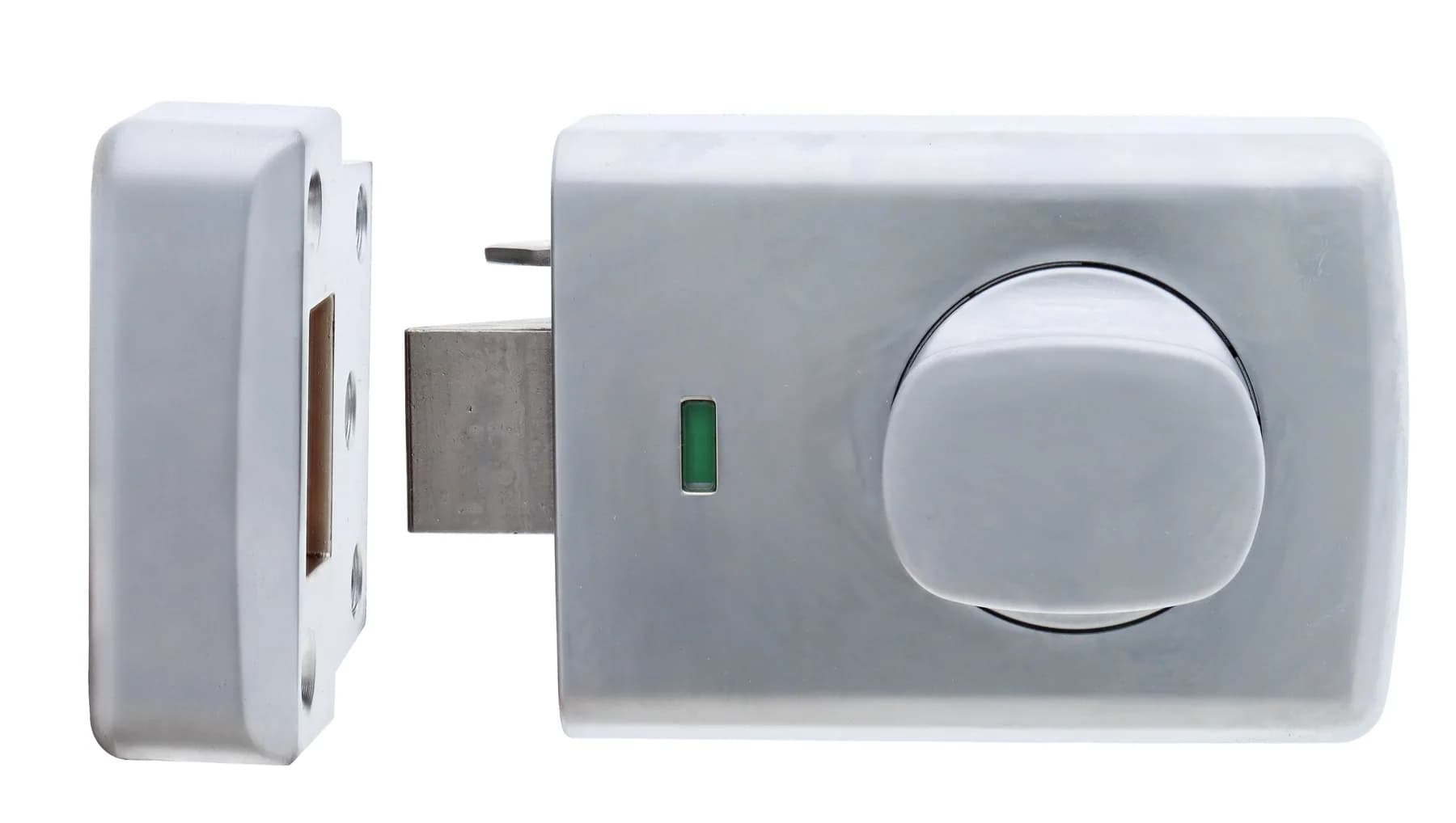 Keyless Deadlatch - Satin Steel