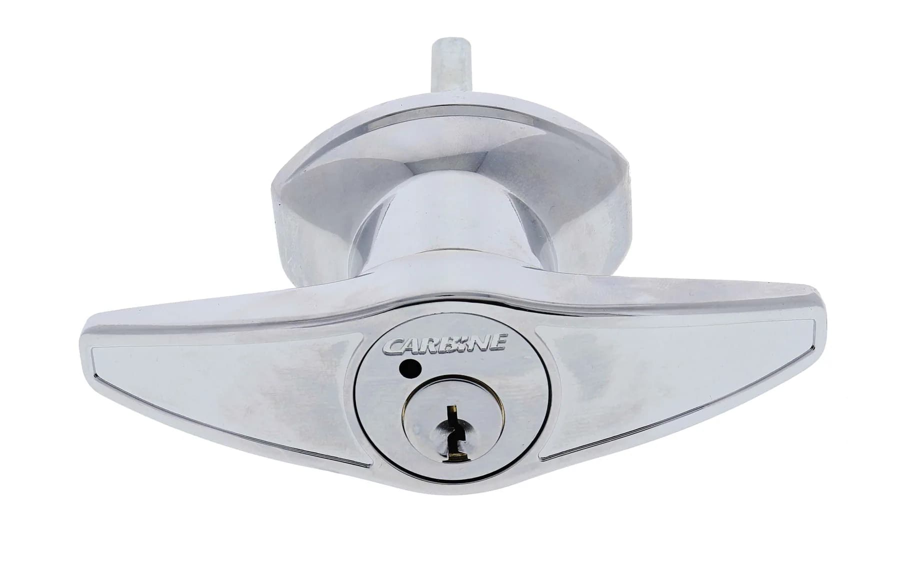 Shed T-Handle Lock - Satin Steel