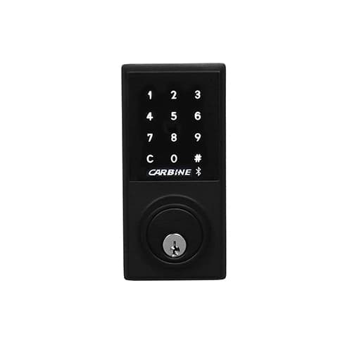 Black electronic smart lock
