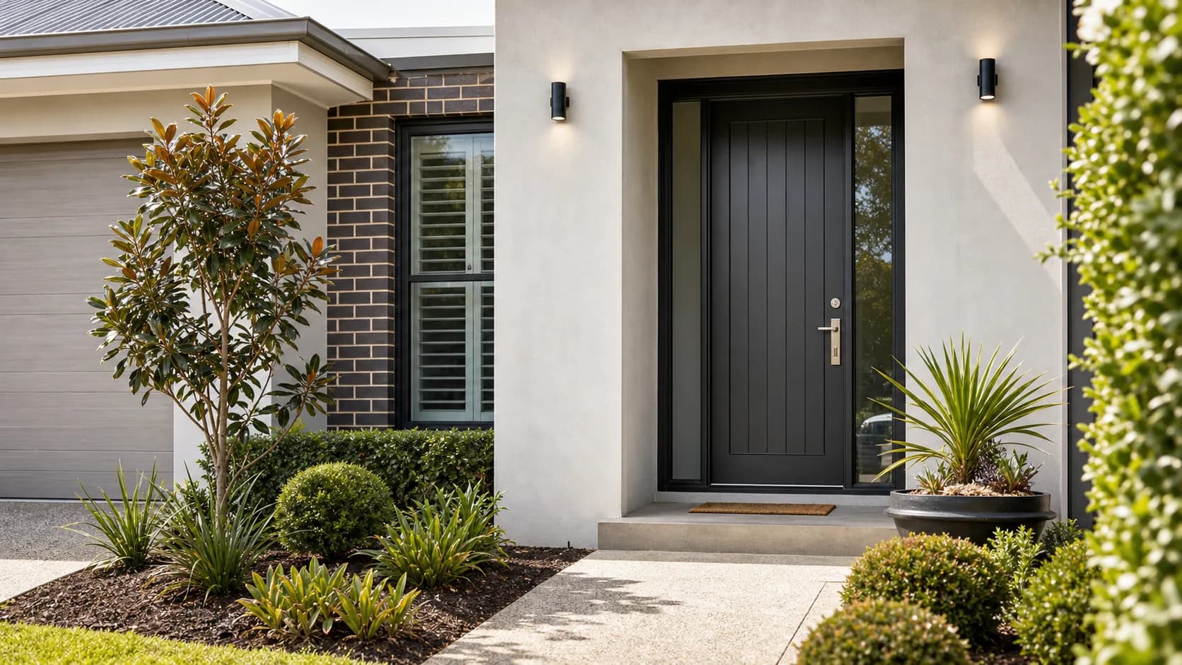 Residential front door and entry lock