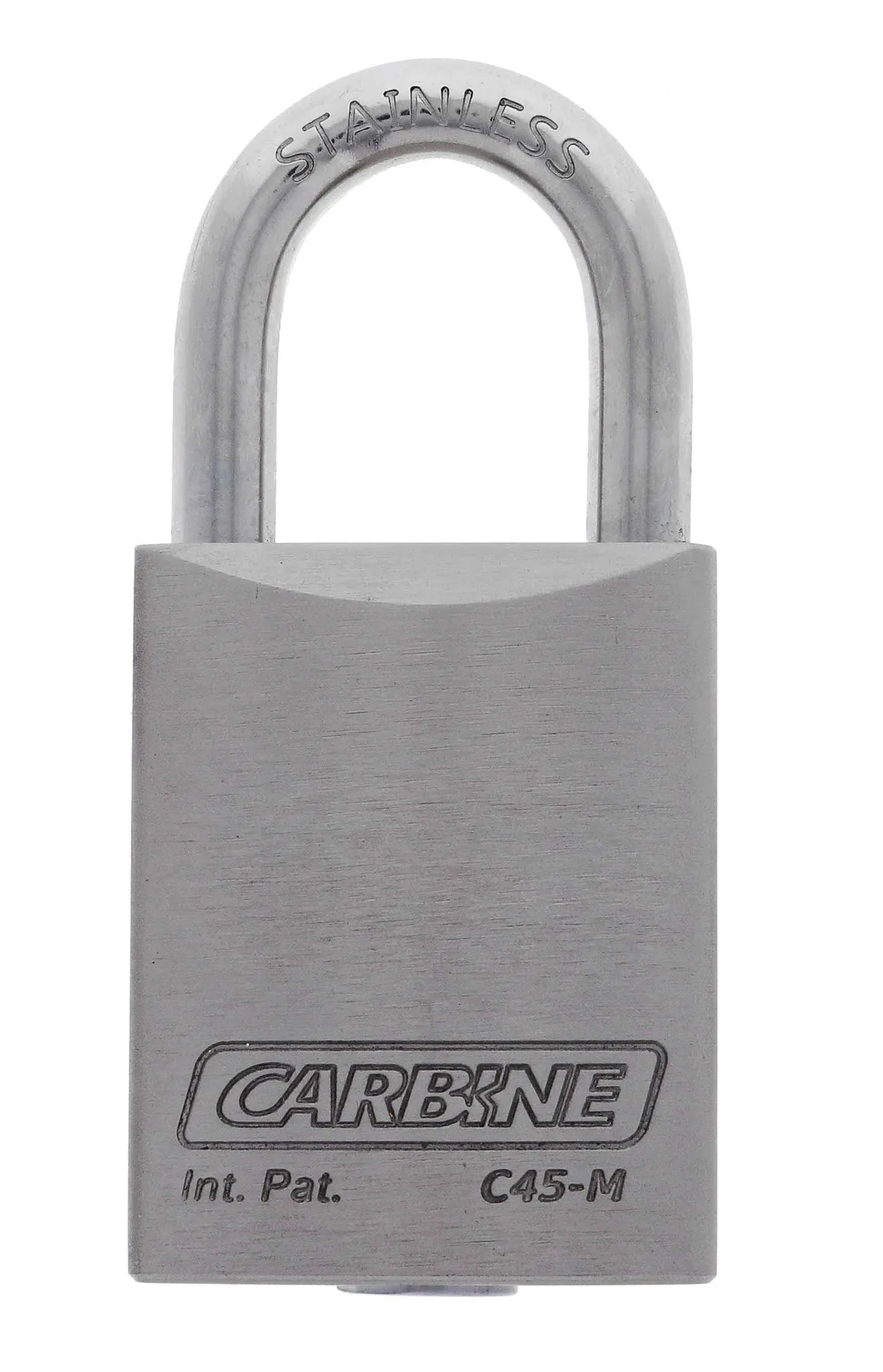 Standard Padlock - Satin Steel