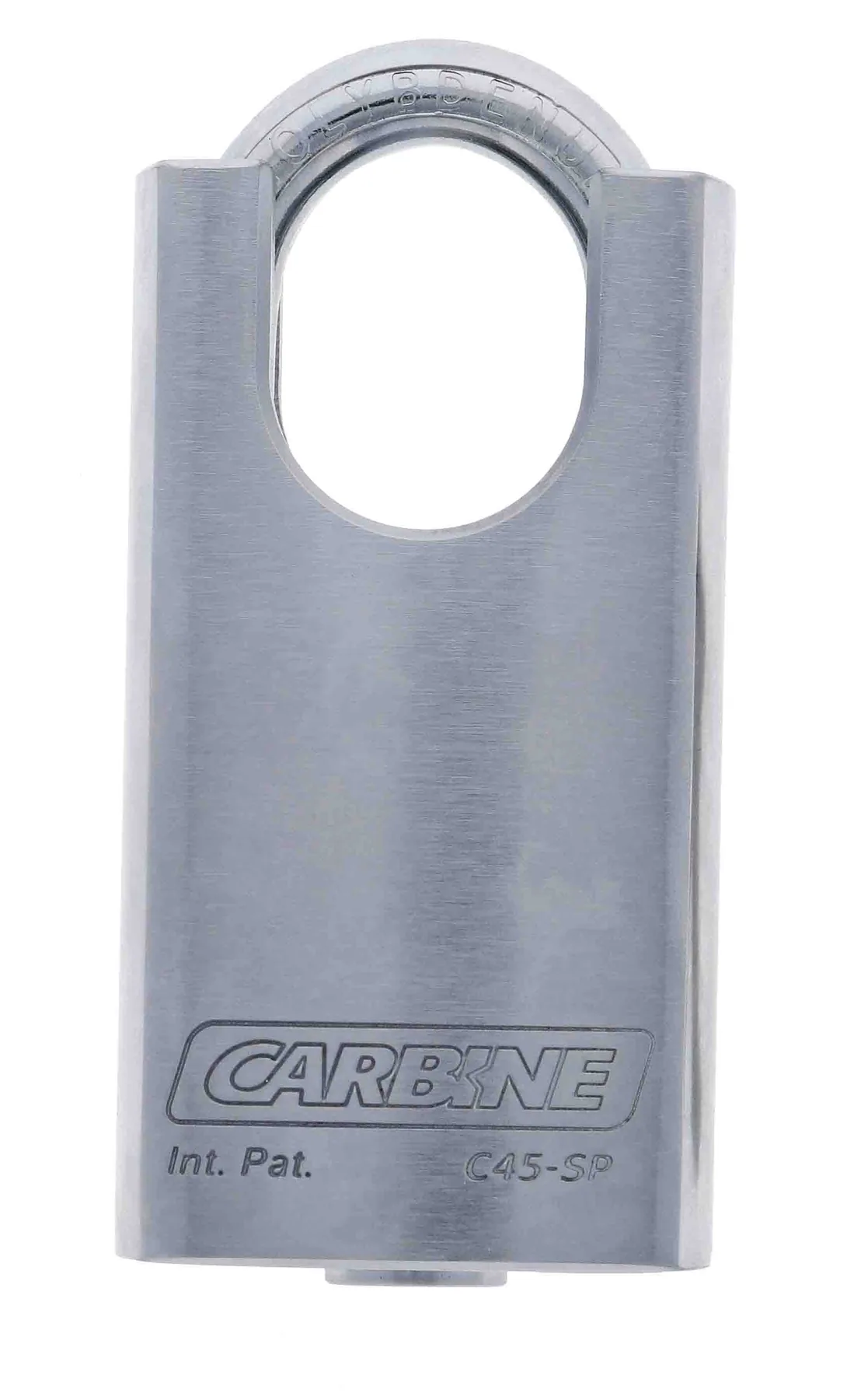 Long Body Padlock - Satin Steel