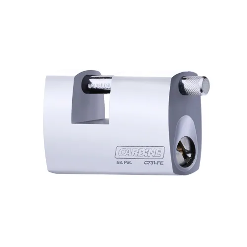 High Security Padlock - Satin Steel