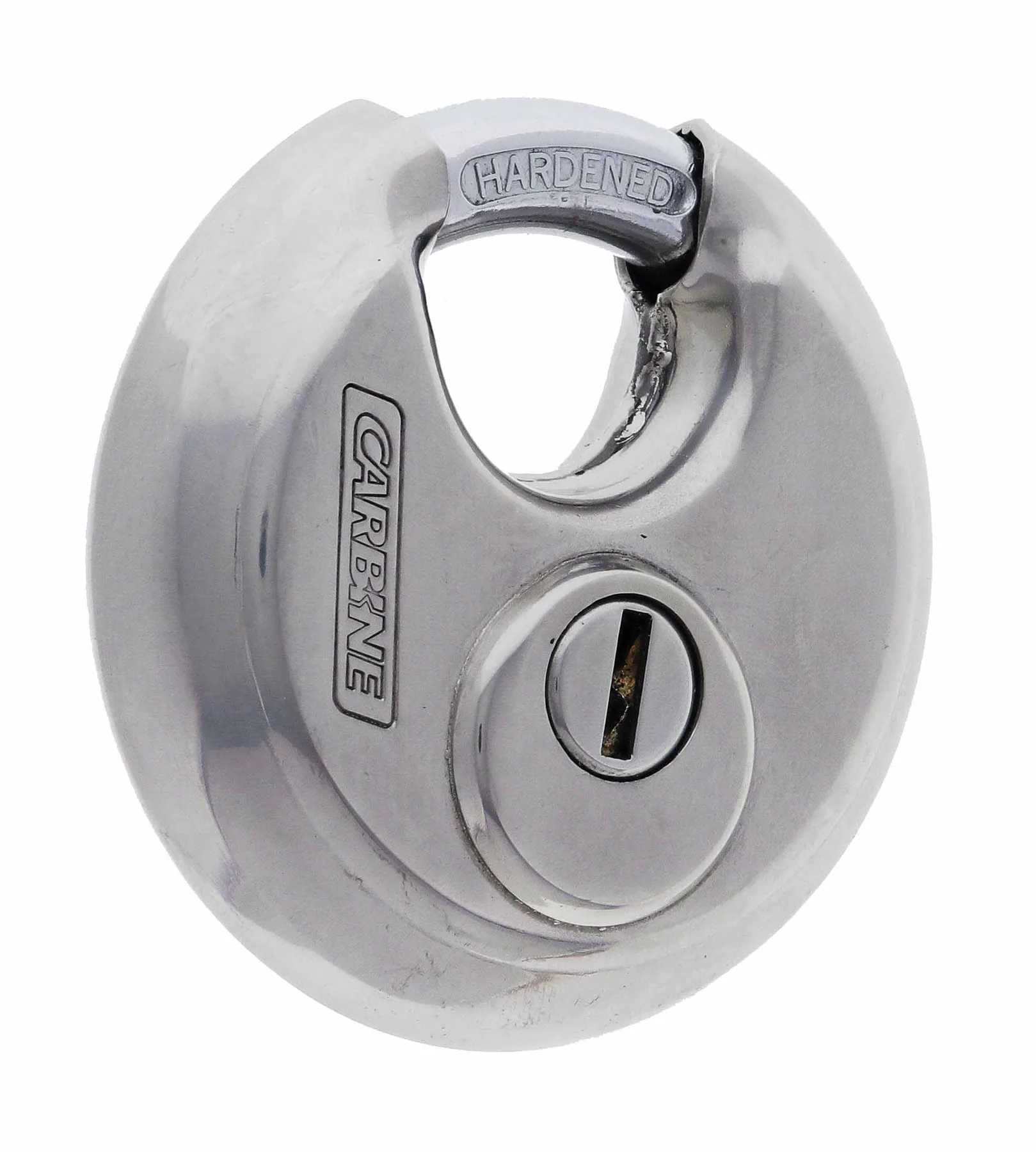 Disc Padlock - Satin Steel